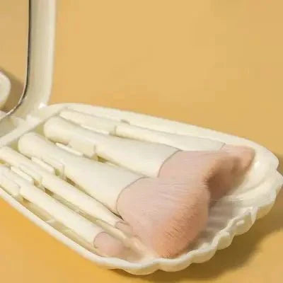 Kit Pinceaux Maquillage - MiniMakeupBrushSet™ - Blanc - My Glamour Girls