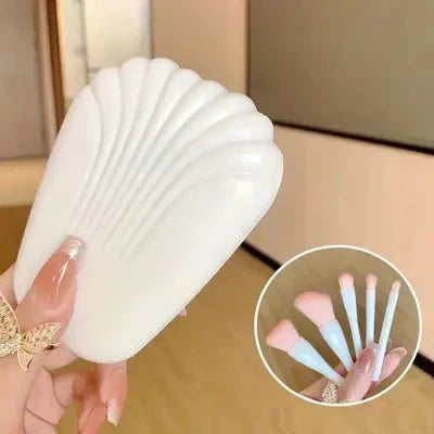 Kit Pinceaux Maquillage - MiniMakeupBrushSet™ - Blanc - My Glamour Girls