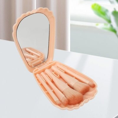 Kit Pinceaux Maquillage - MiniMakeupBrushSet™ - Rose - My Glamour Girls