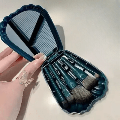 Kit Pinceaux Maquillage - MiniMakeupBrushSet™ - Vert - My Glamour Girls