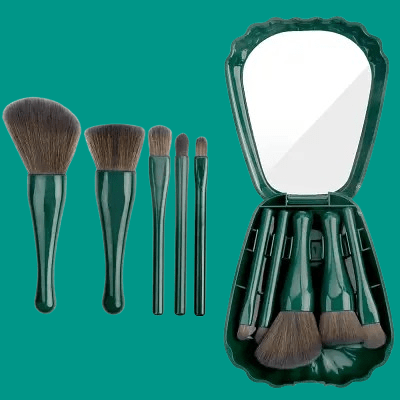 Kit Pinceaux Maquillage - MiniMakeupBrushSet™ - Vert - My Glamour Girls