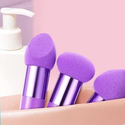 Pinceau Maquillage - PowderCosmeticBrushes™ - Mauve - La Rose Sublime