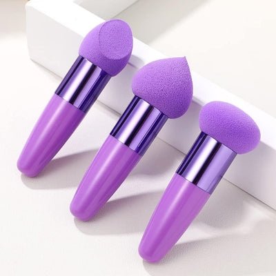 Pinceau Maquillage - PowderCosmeticBrushes™ - Mauve - La Rose Sublime
