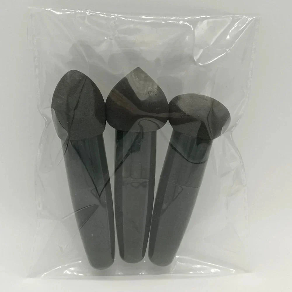 Pinceau Maquillage - PowderCosmeticBrushes™ - Noir - La Rose Sublime