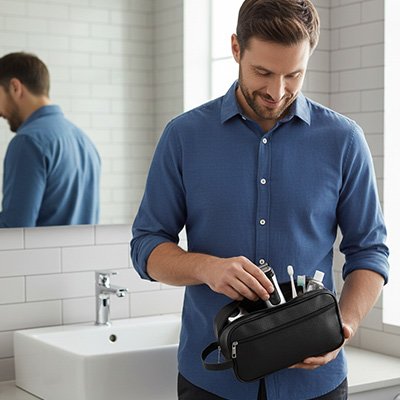 Trousse de toilette homme 